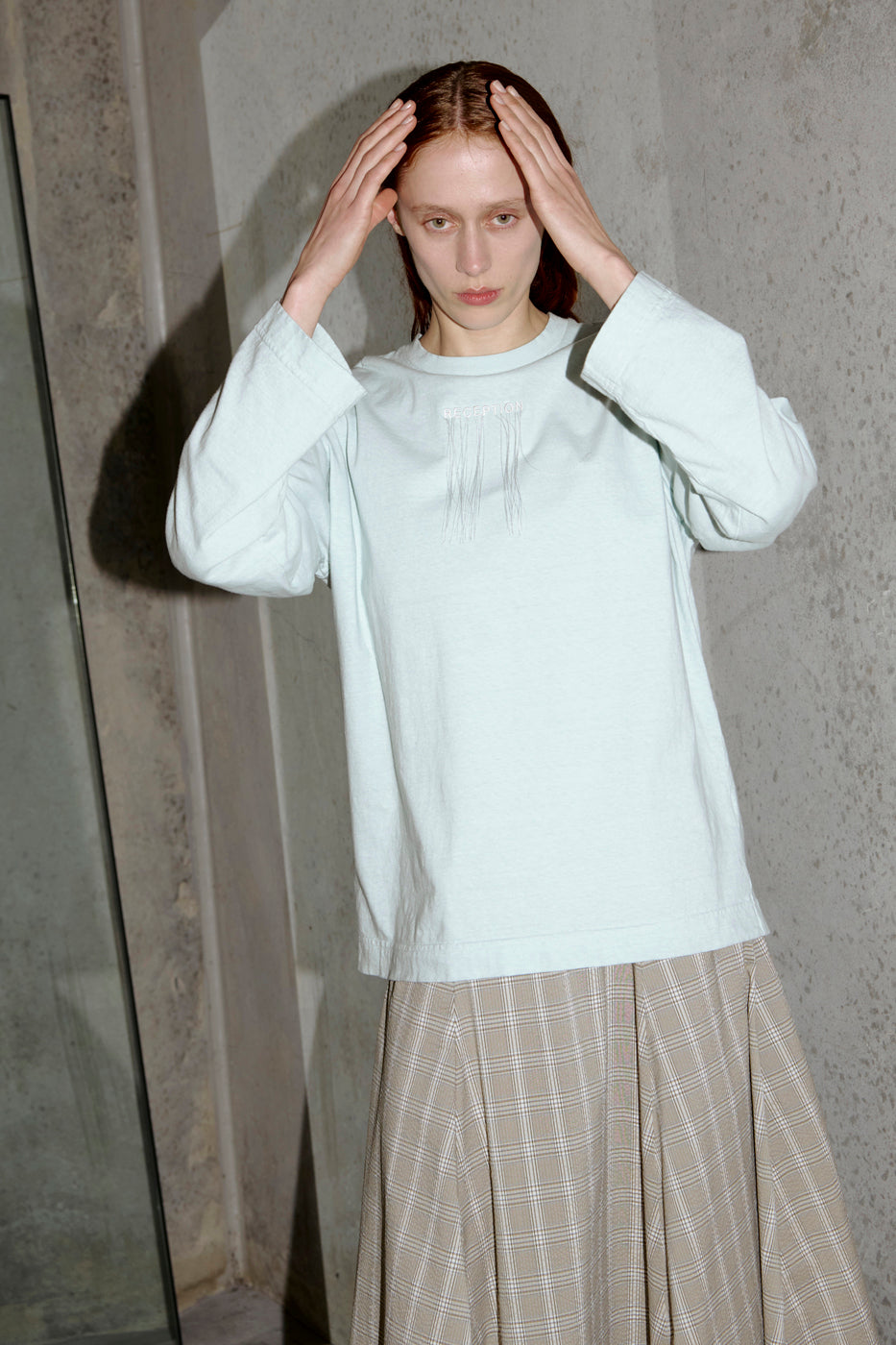 PV Subject Skirt // Beige Check