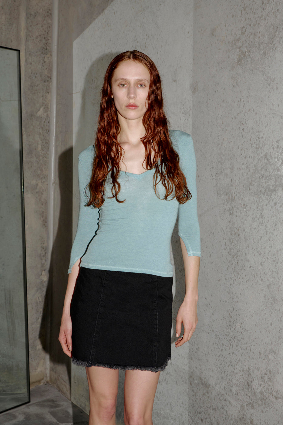 PV Assume V-Neck Top // Teal