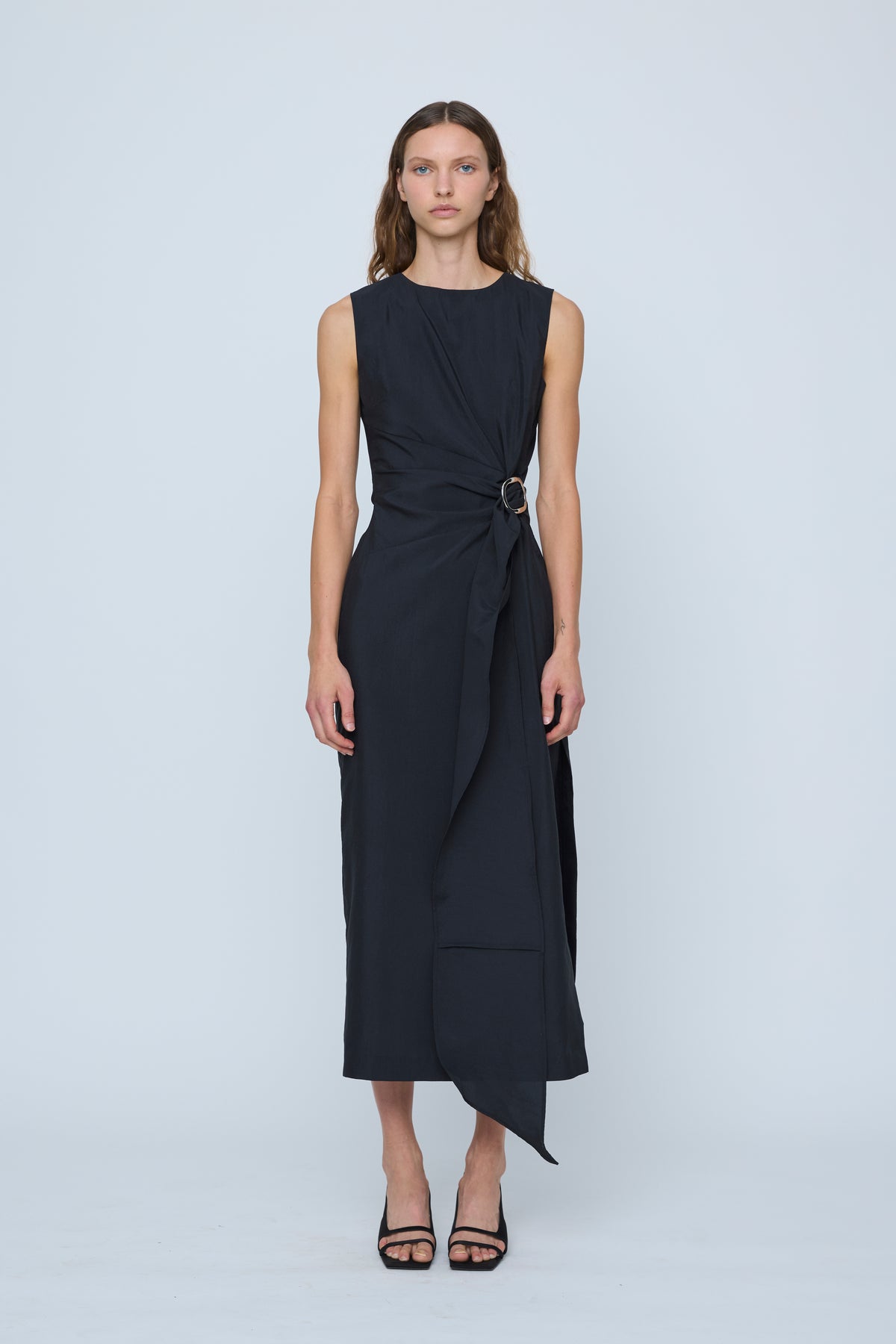 Wynn Hamlyn Astrid Sleeveless Maxi Dress // Black