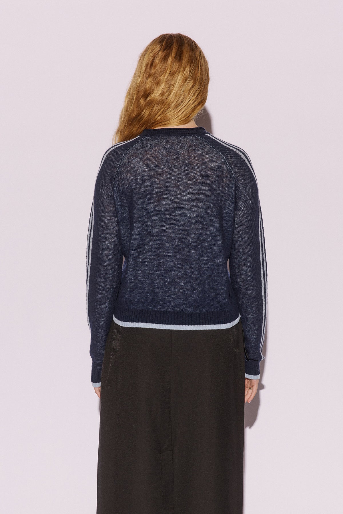 Muse Noor Rose Knit // Navy