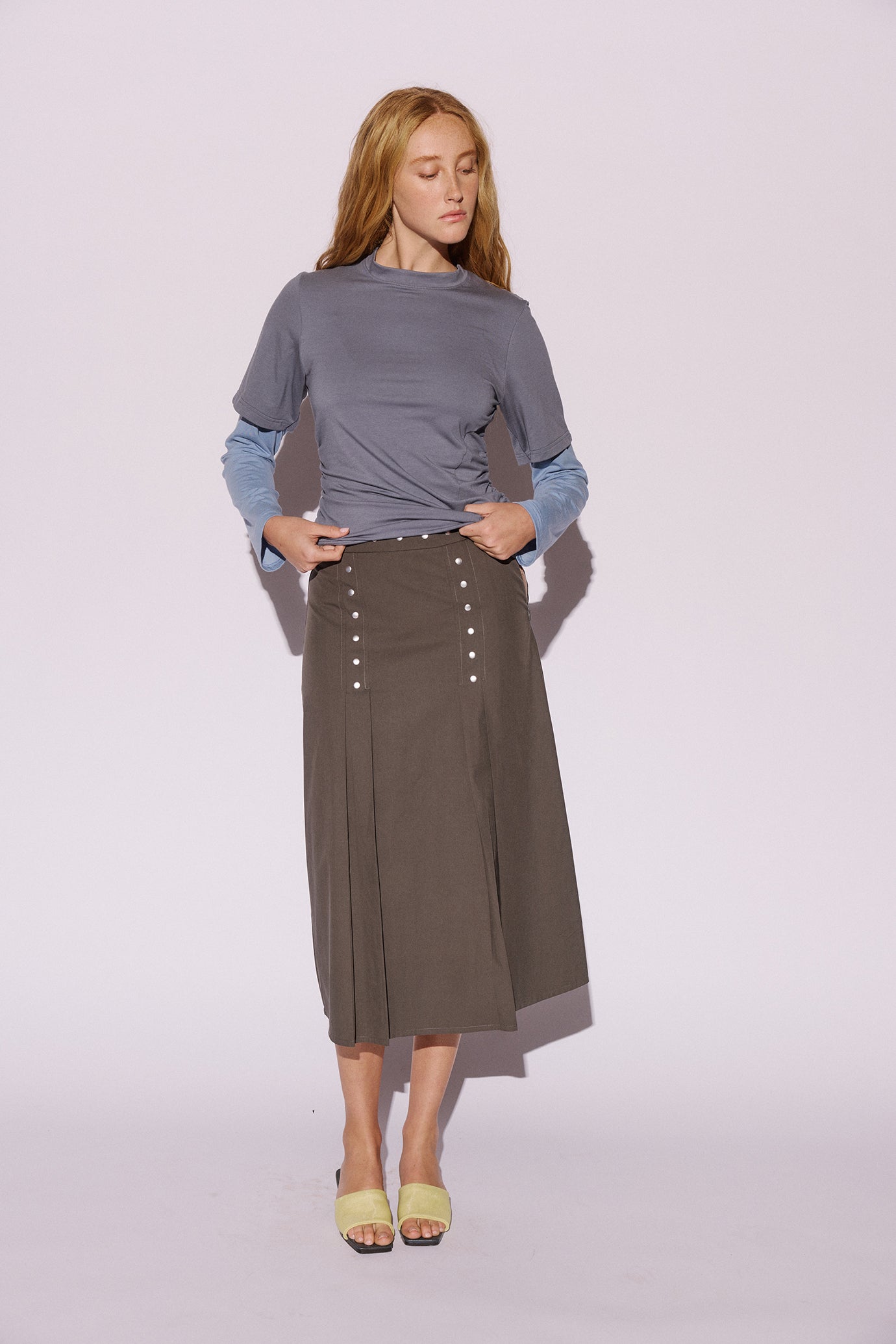 Muse Fenn Skirt // Slate