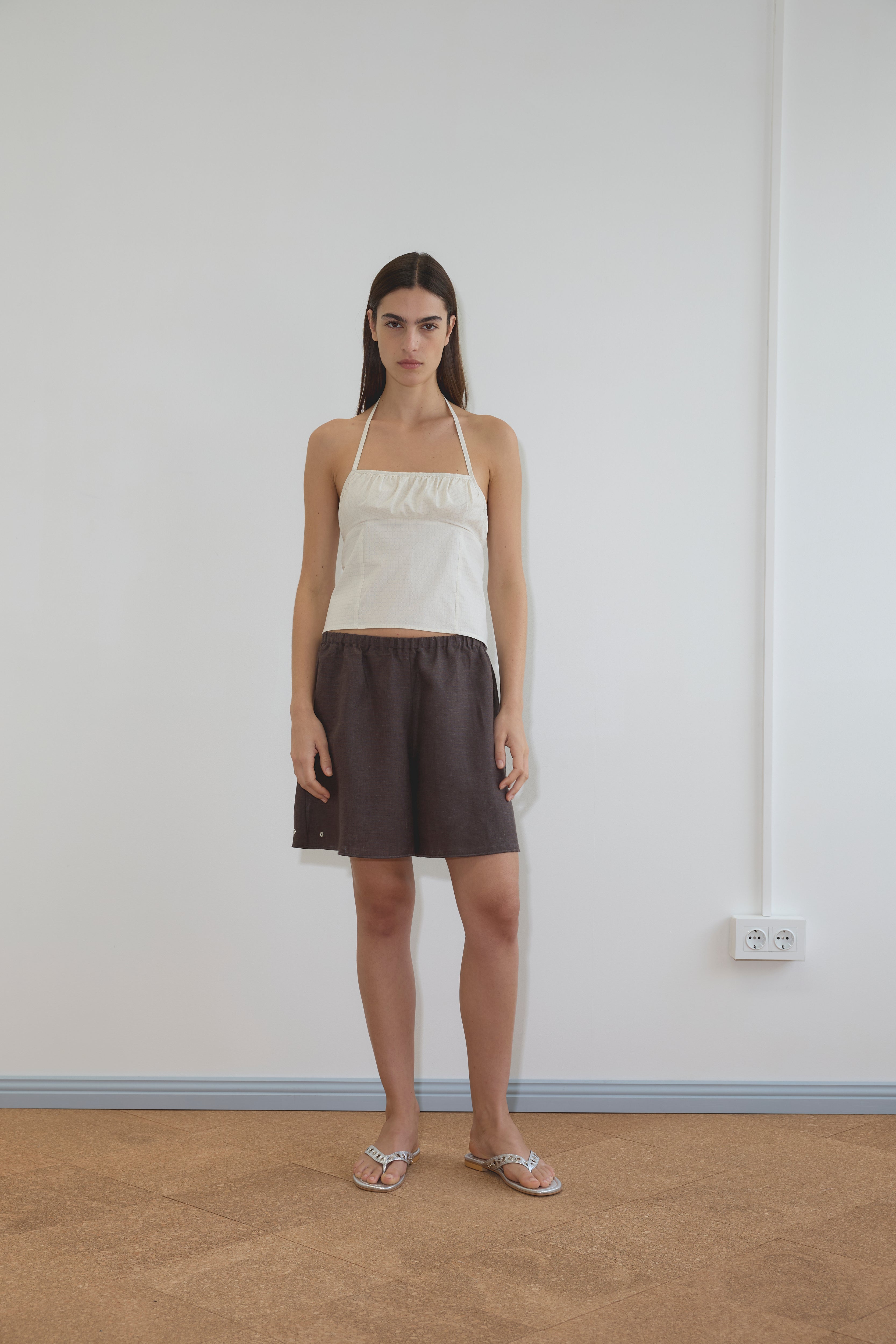 Deiji Studios Press Stud Short  // Bark