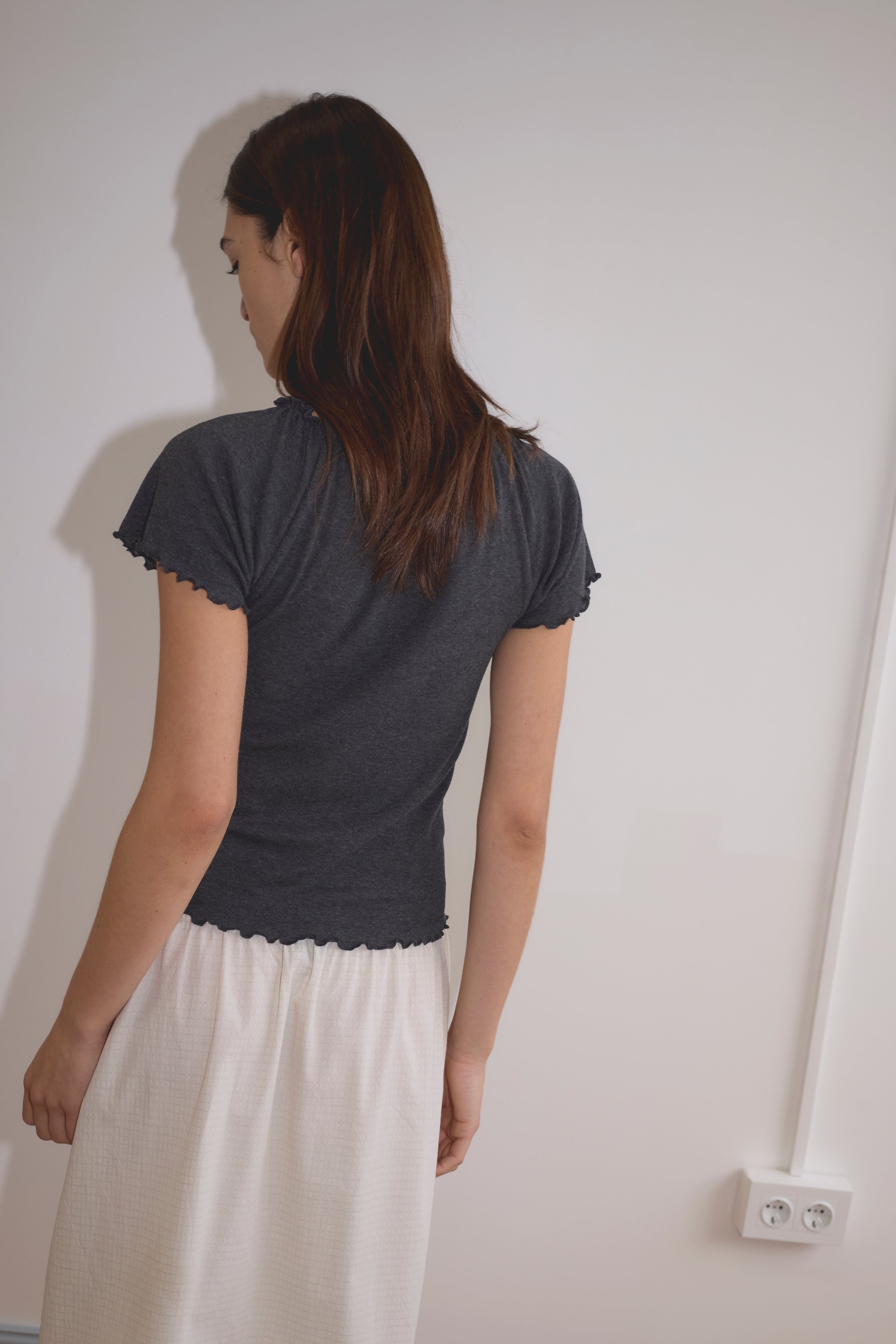Deiji Studios Flounce Tee  // Grey