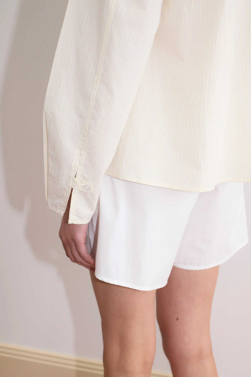 Deiji Studios Cami Overshirt Shirt // Citrus Stripe