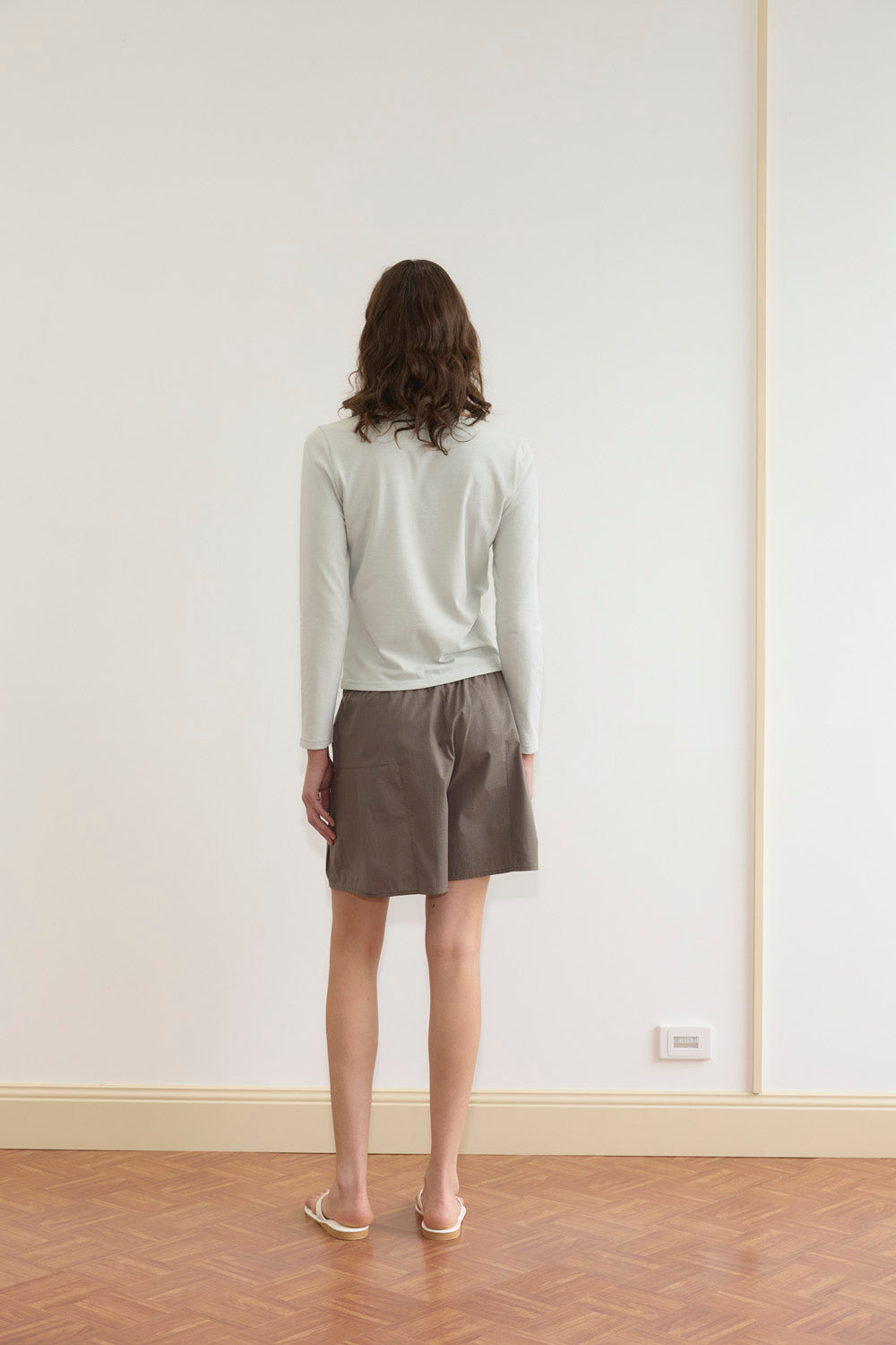 Deiji Studios Clasp Longsleeve // Grey Blue