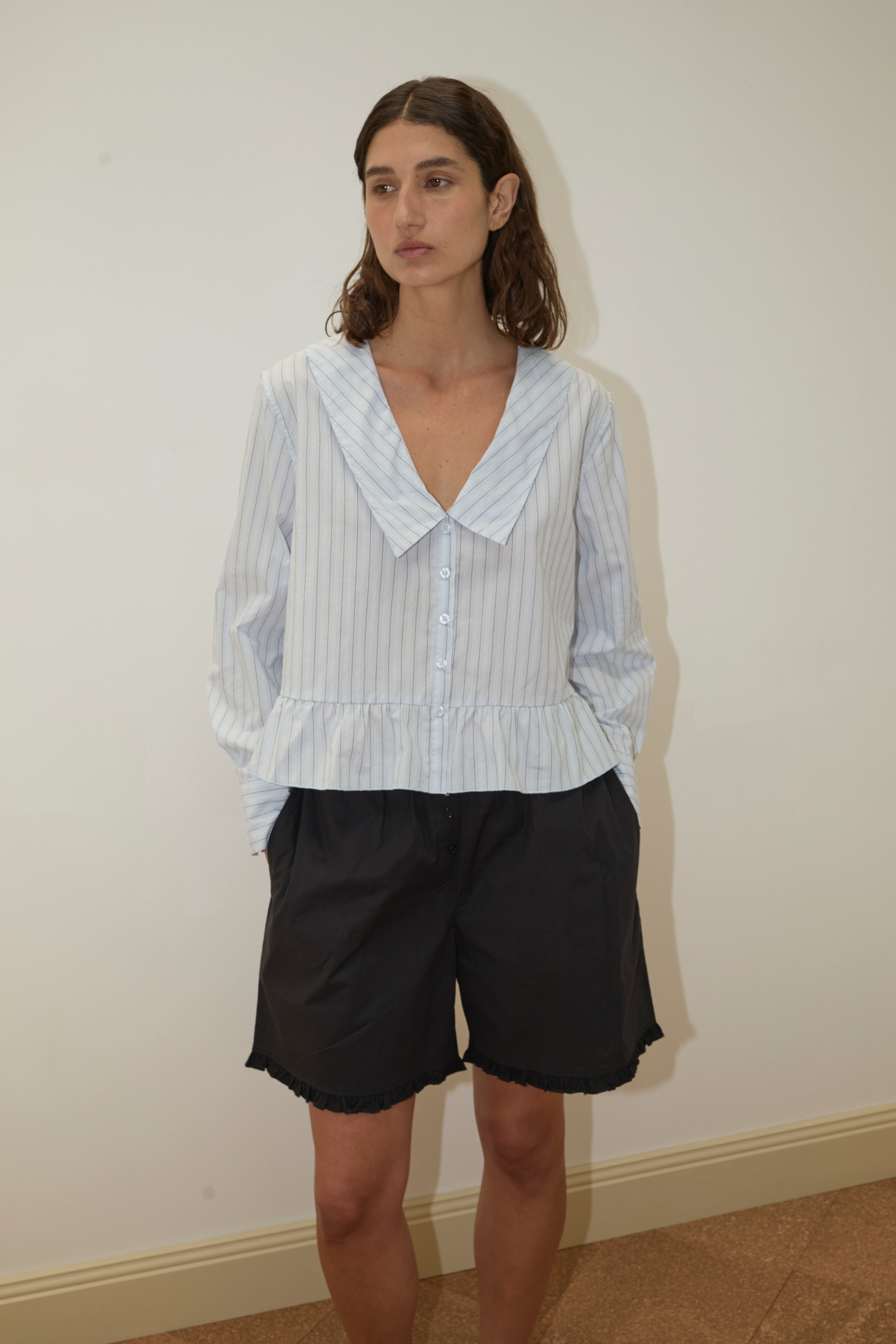 Deiji Studios Sweep Shirt //  Mineral Stripe