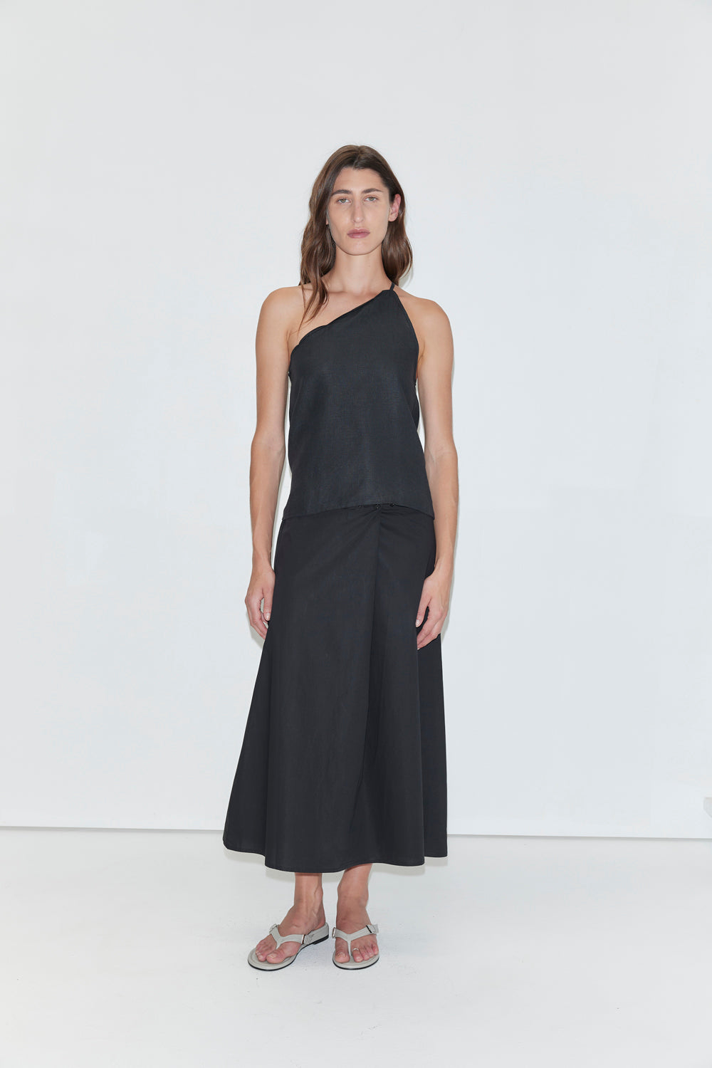 Deiji Studios Wrap Skirt // Black