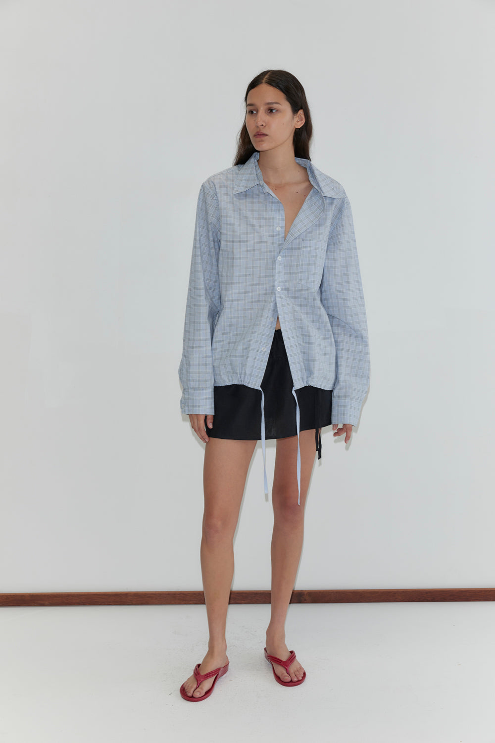 Deiji Studios Stand Shirt // Powder Check