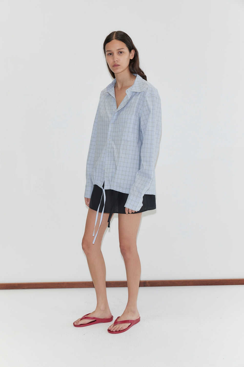 Deiji Studios Stand Shirt // Powder Check