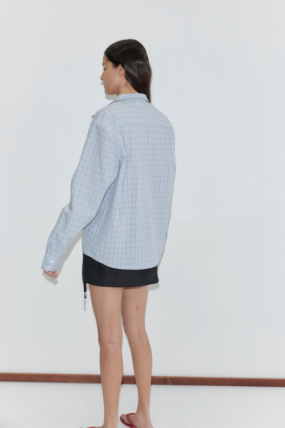 Deiji Studios Stand Shirt // Powder Check