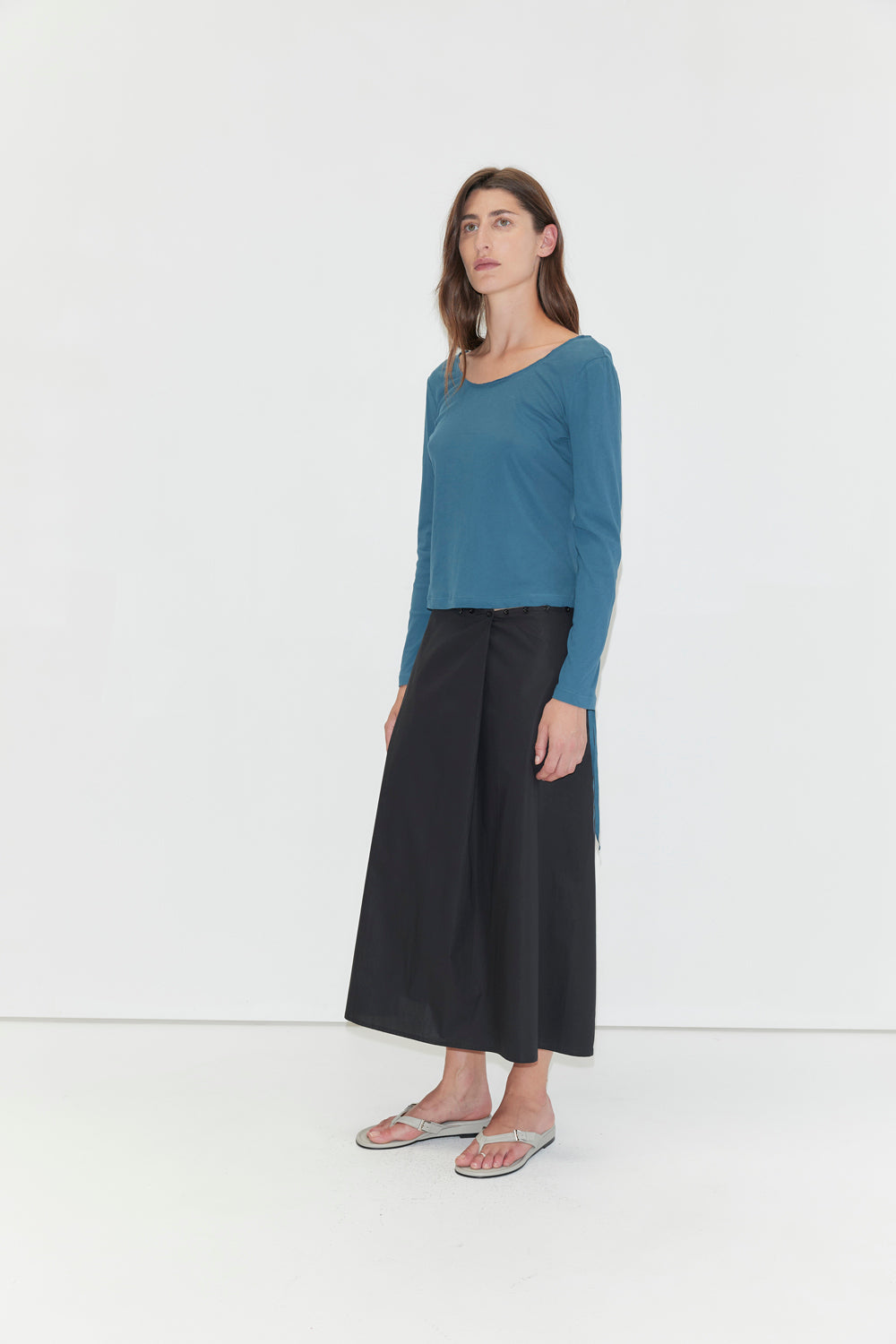 Deiji Studios Wrap Skirt // Black