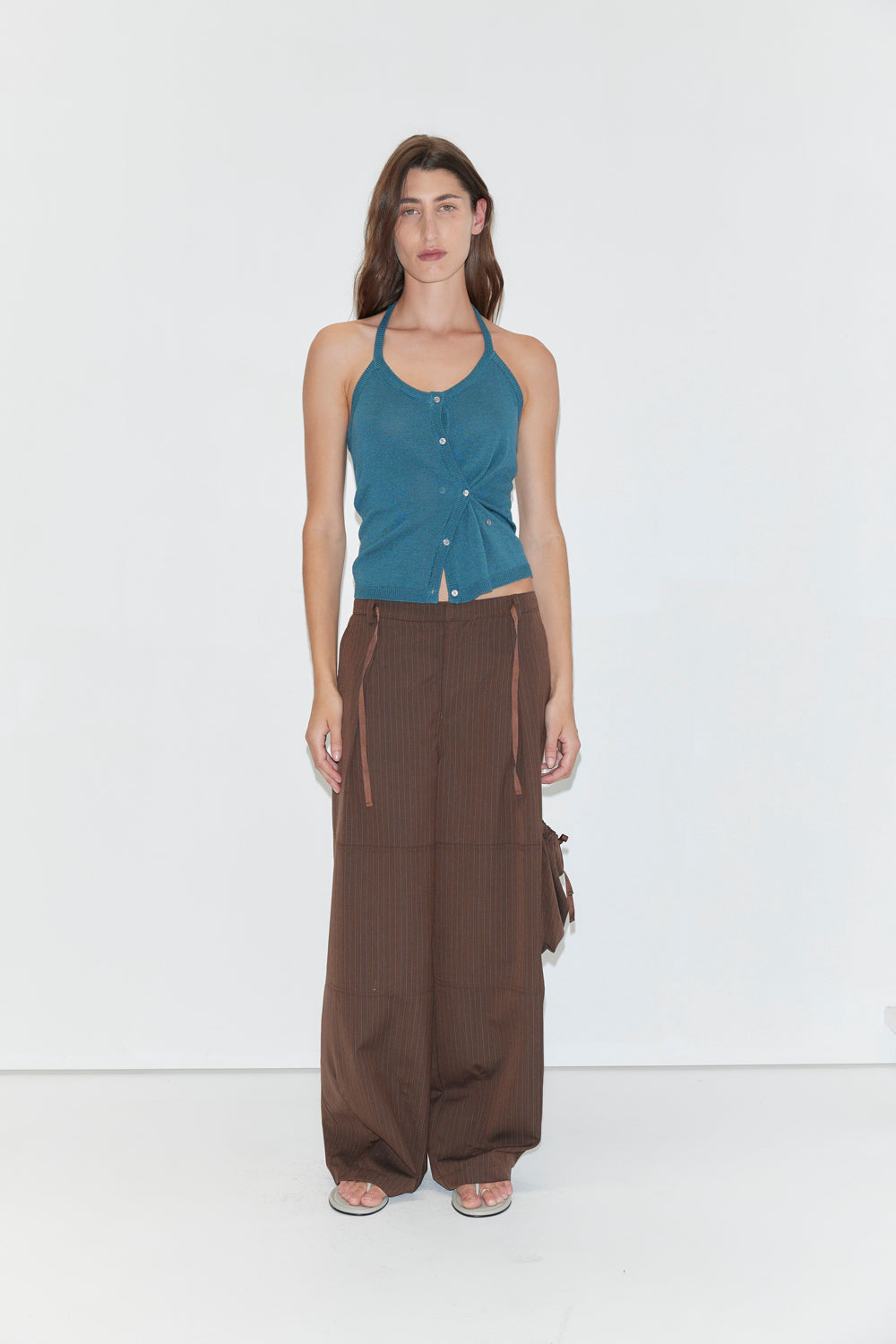 Deiji Studios Cross Top // Aqua