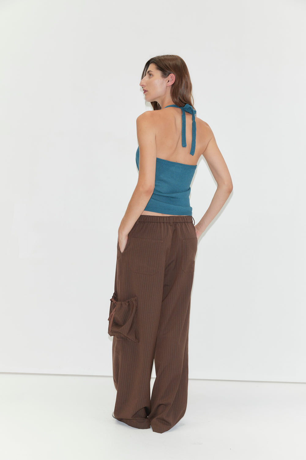 Deiji Studios Cross Top // Aqua
