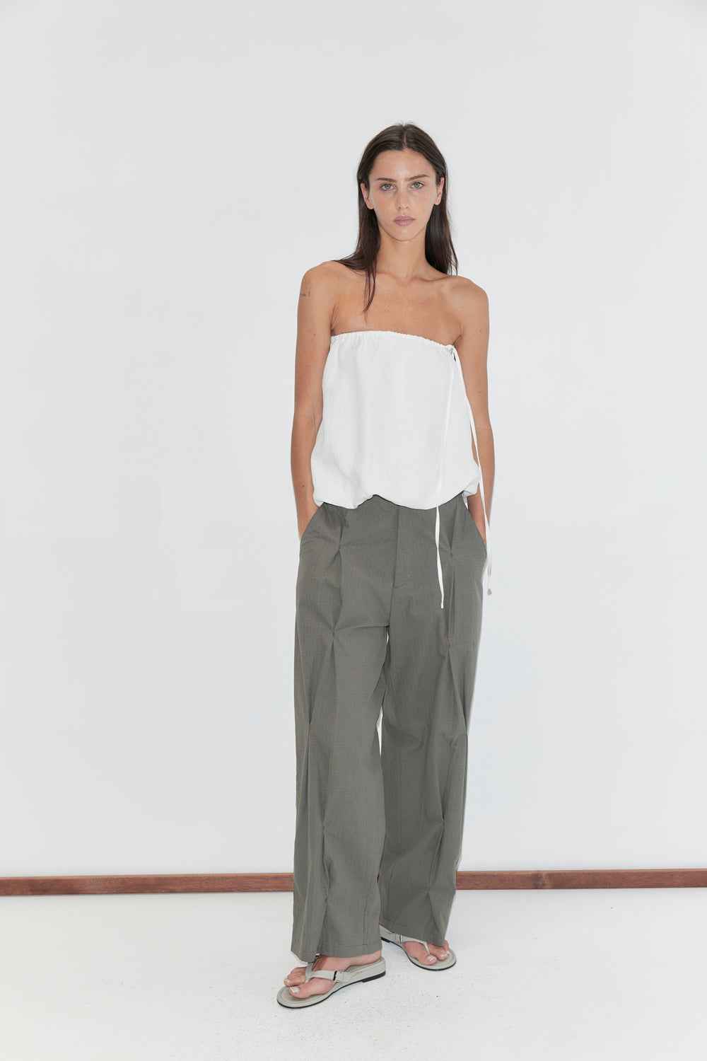 Deiji Studios Bubble Top // White
