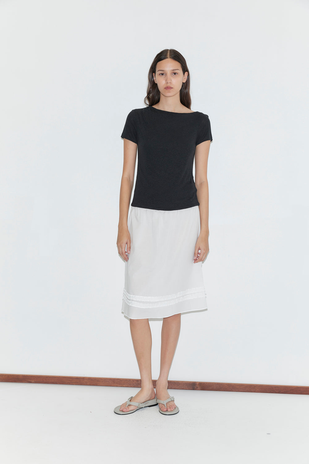 Deiji Studios Daytime Skirt //  White