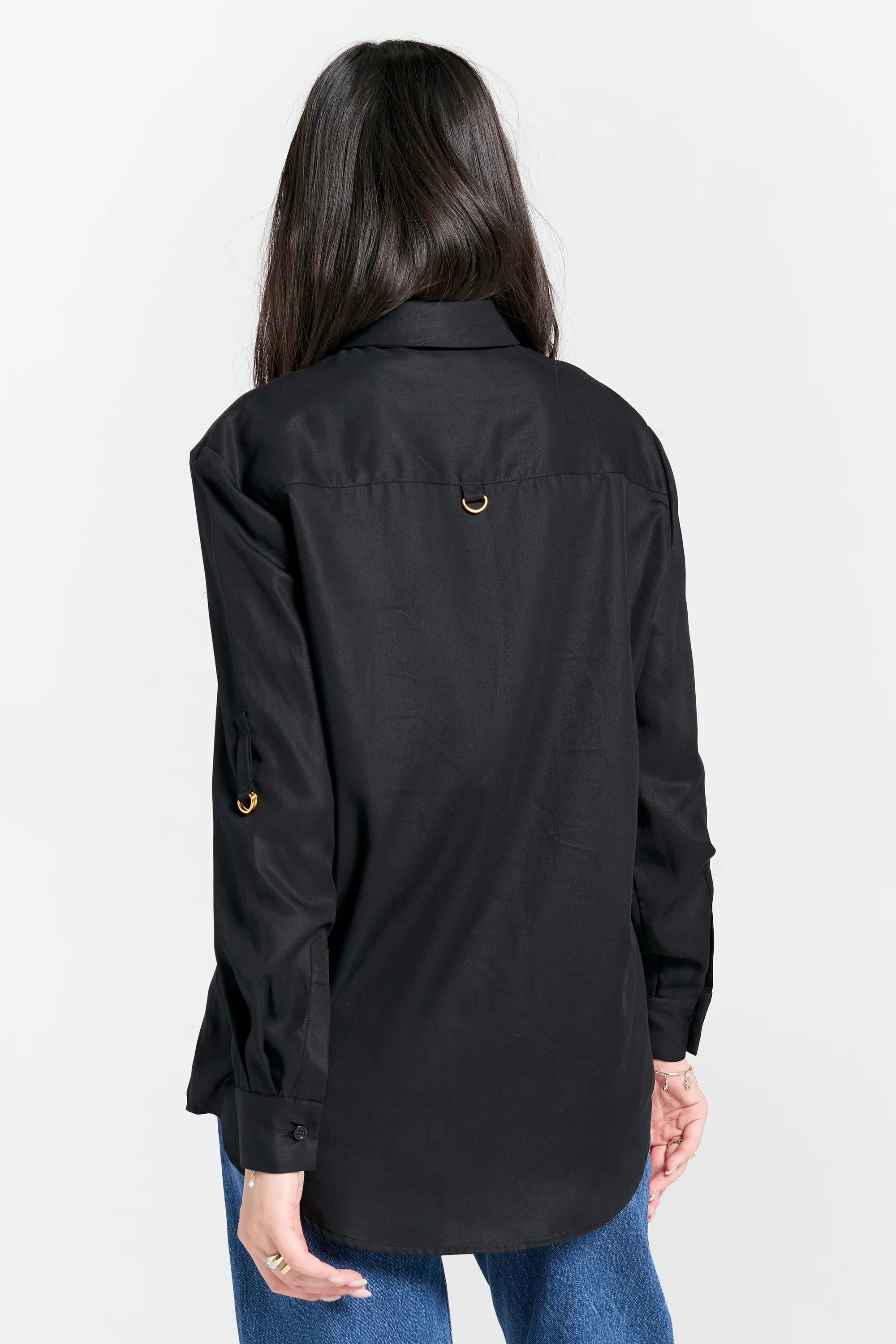 Karen Walker Avenue Shirt // Black