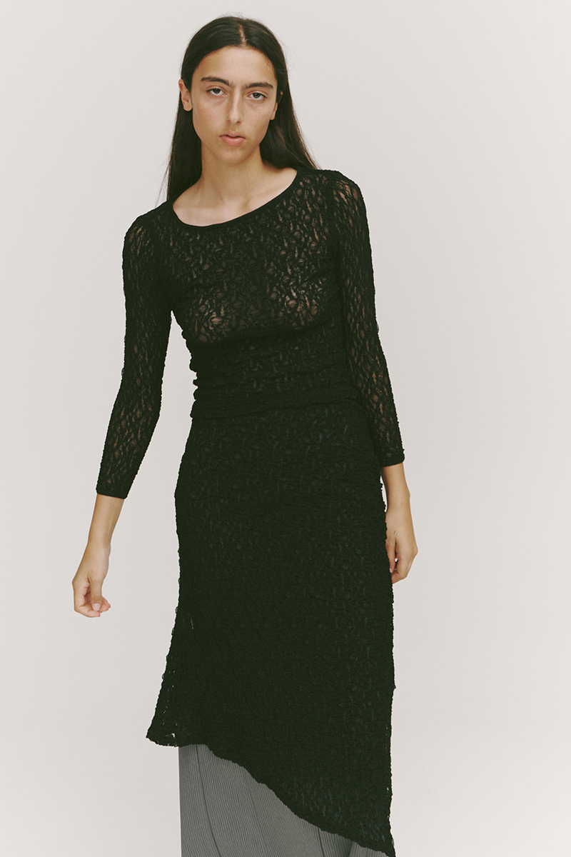 PV Impression Lace Skirt // Black