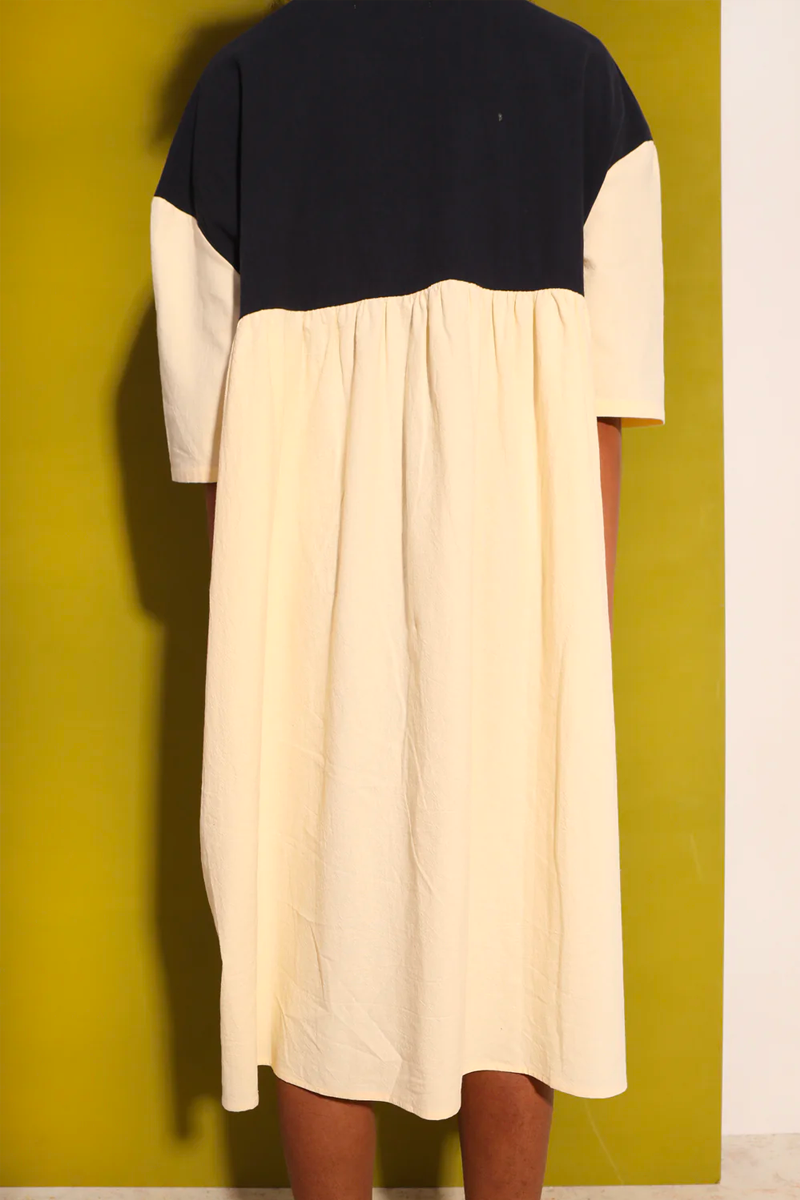 L.F. Markey Eames Dress // Ecru Patchwork