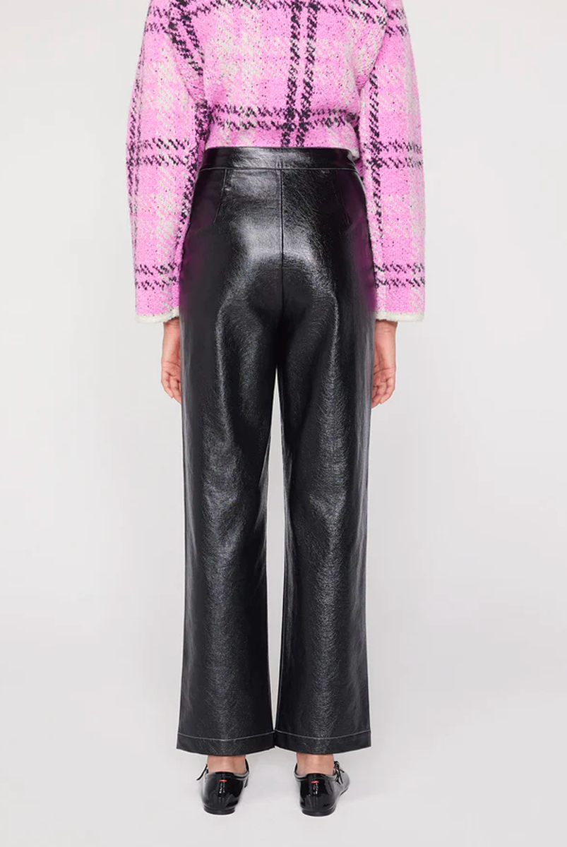 Kitri Janice Vinyl Trousers // Black