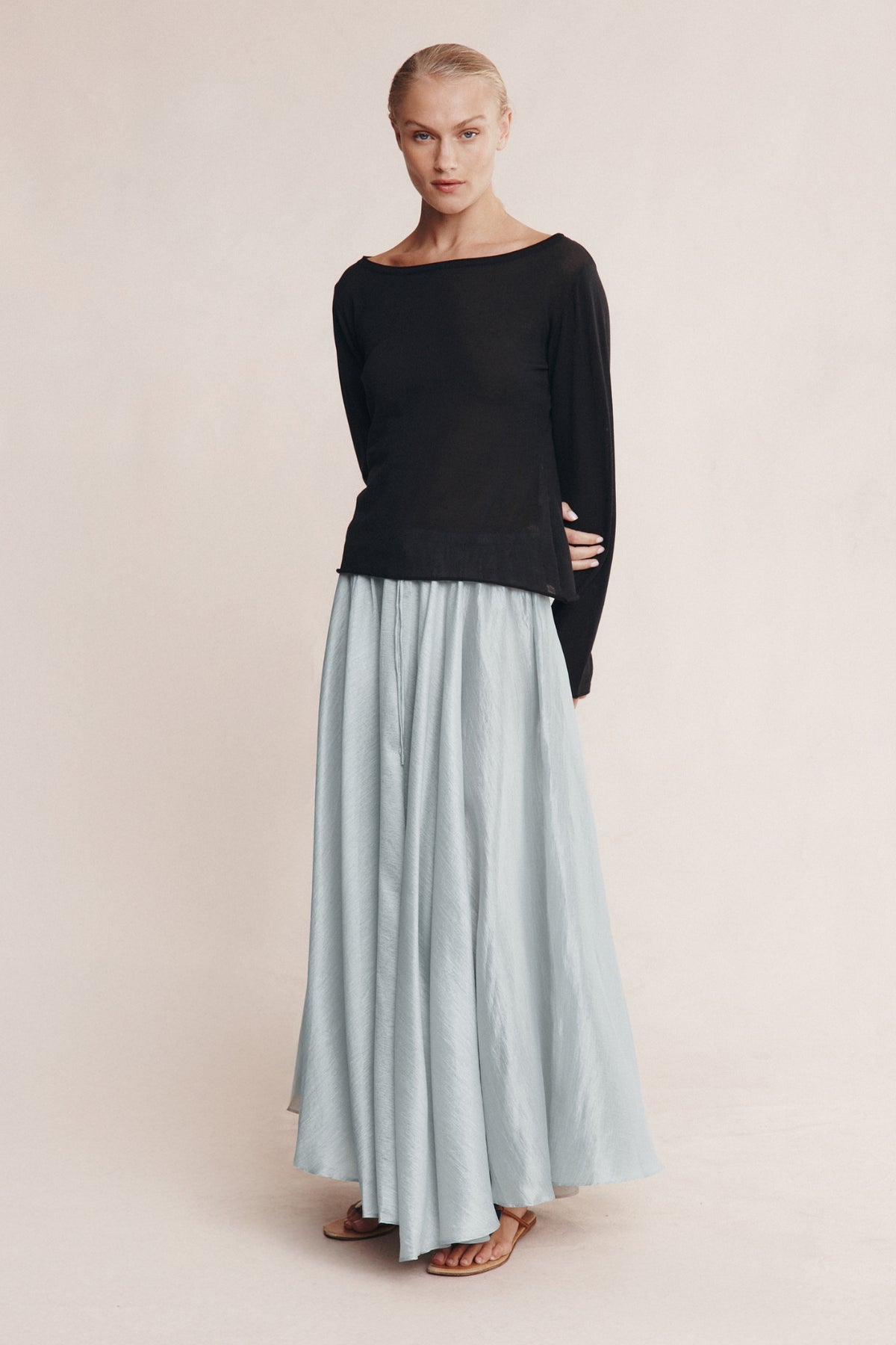 Marle Jill Knit Top // Black