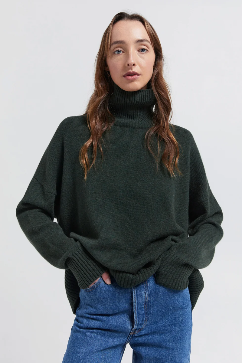 Karen Walker Carmen Oversized Sweater // Forest