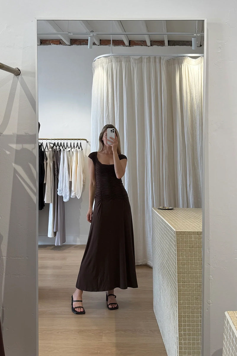 Dominique Healy Jolene Dress // Chocolate
