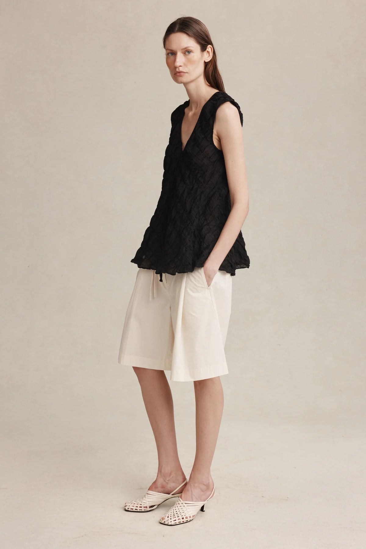 Marle Blanche Top // Black