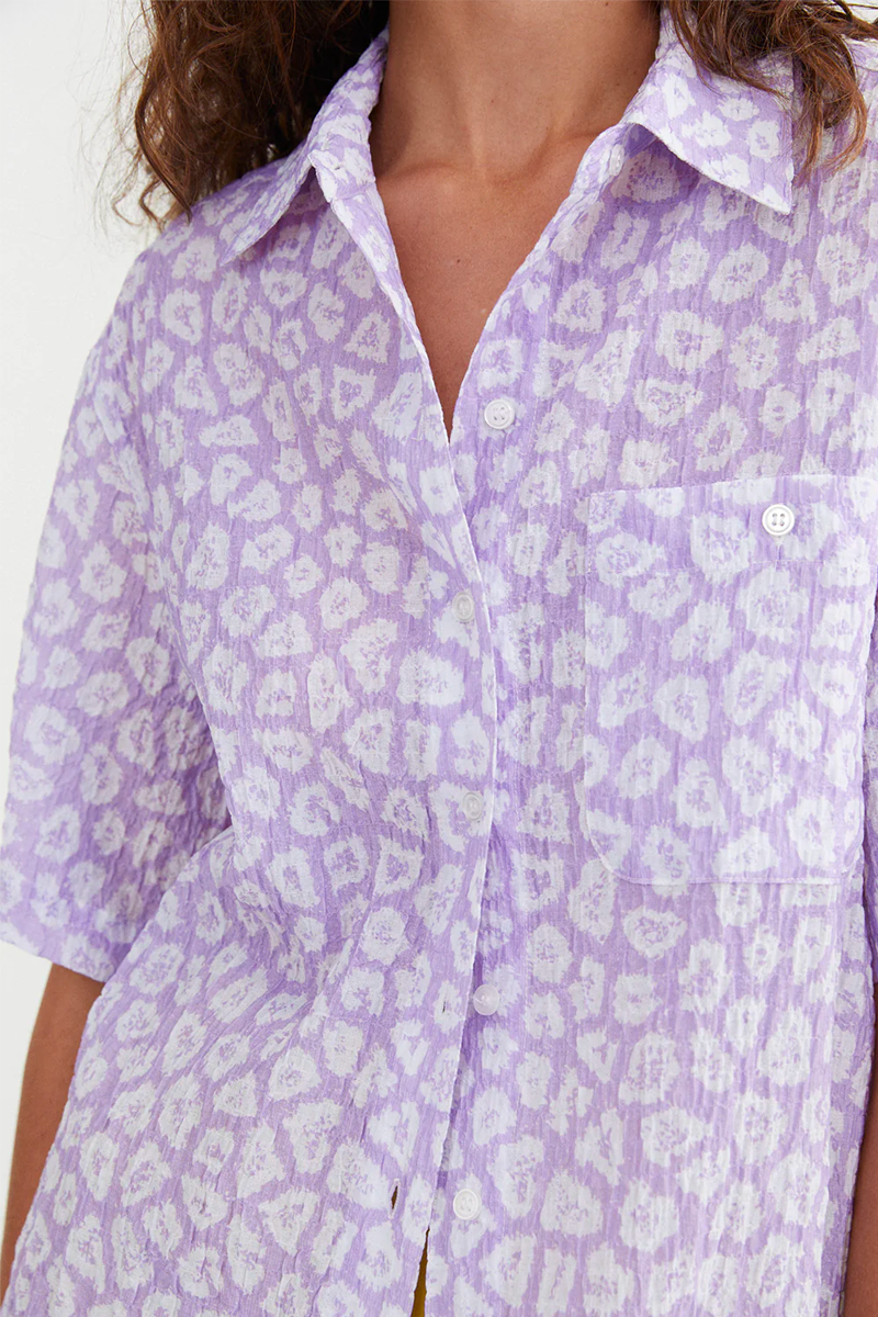 Blanca Carol Shirt // Purple