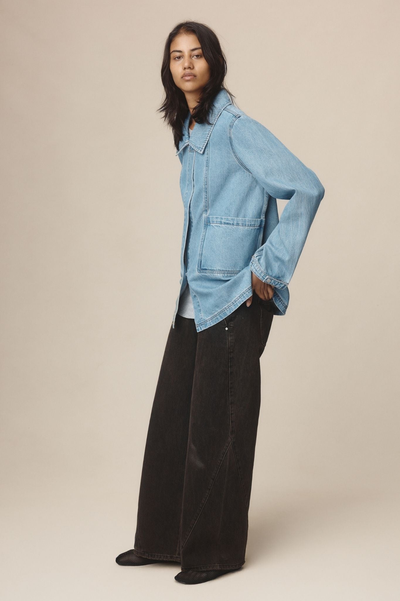Marle Mono Jacket // Classic Wash