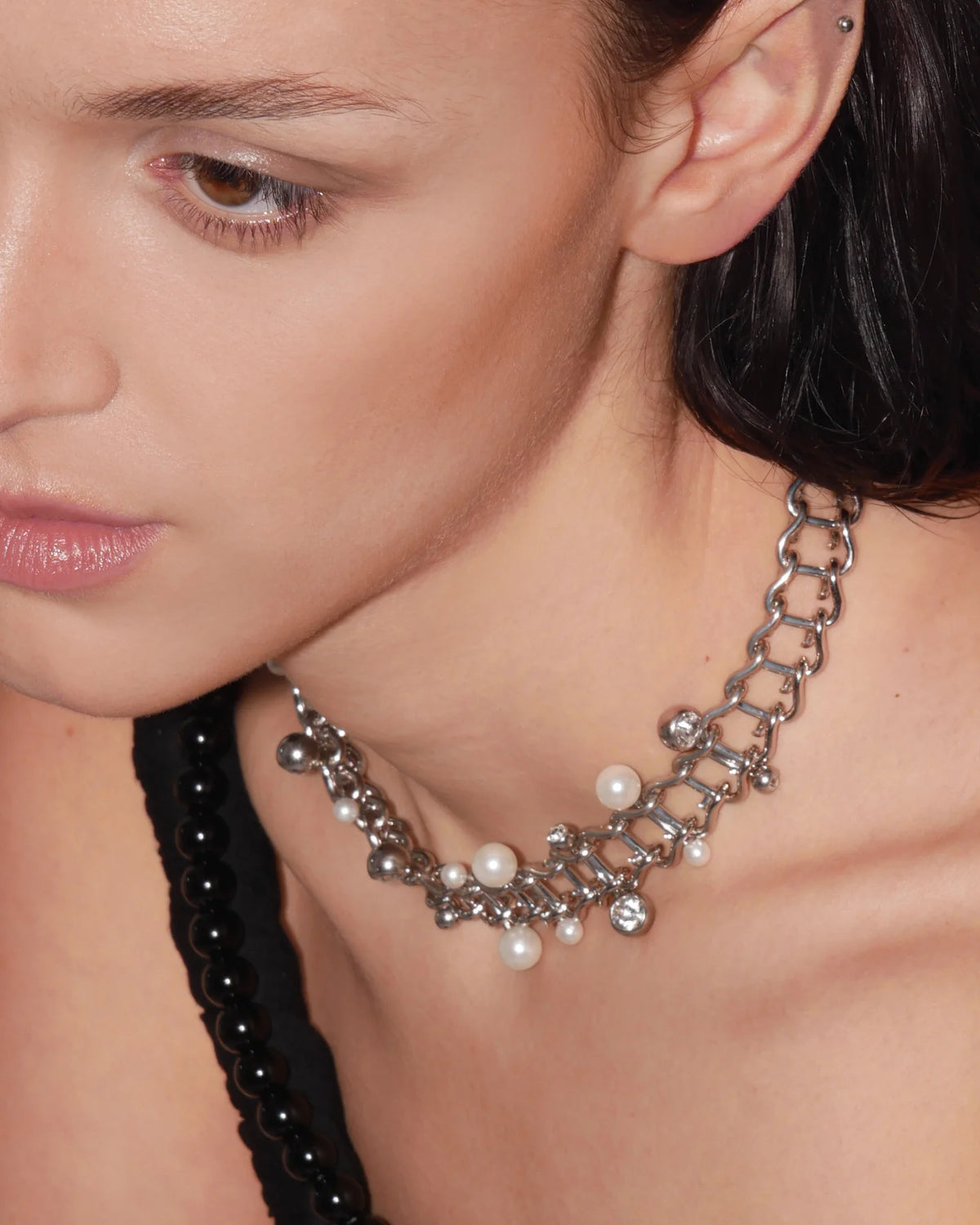 Justine Clenquet Mindy Pearl Choker