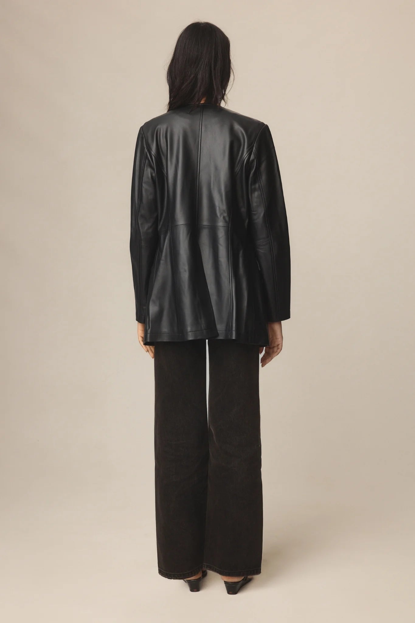 Marle Antoni Jacket // Black Leather