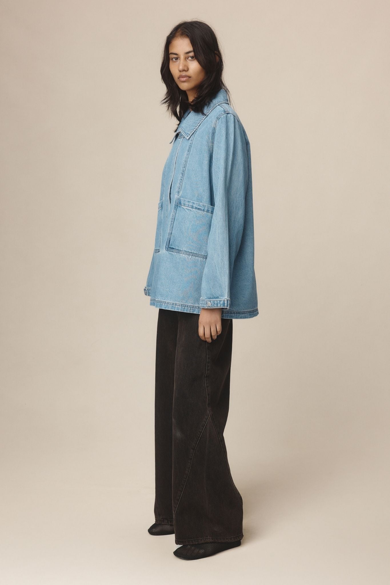 Marle Mono Jacket // Classic Wash