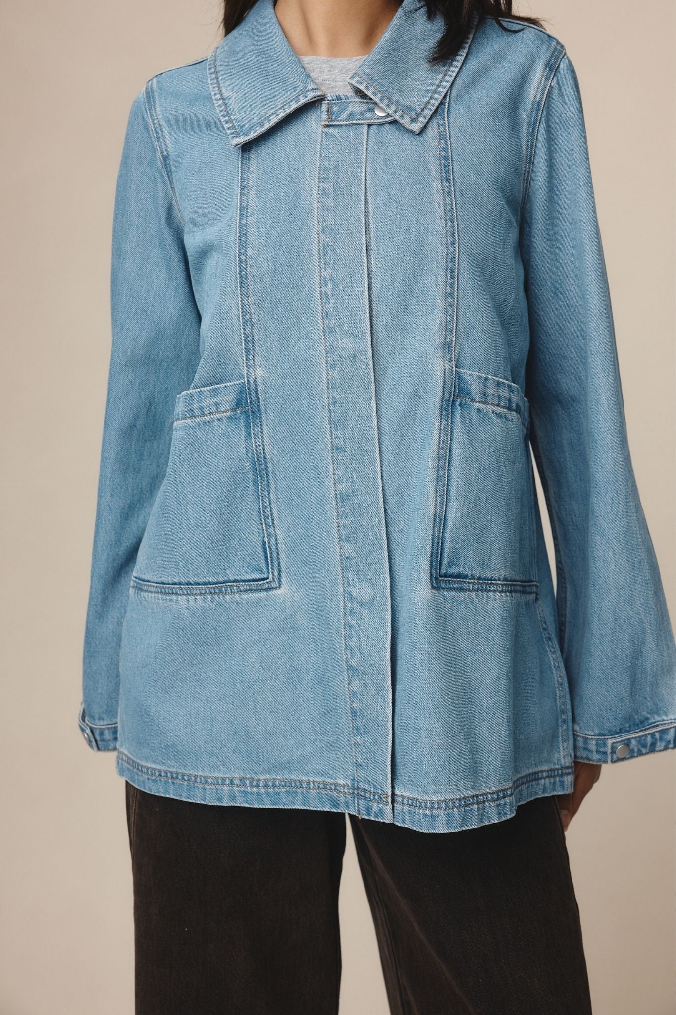 Marle Mono Jacket // Classic Wash
