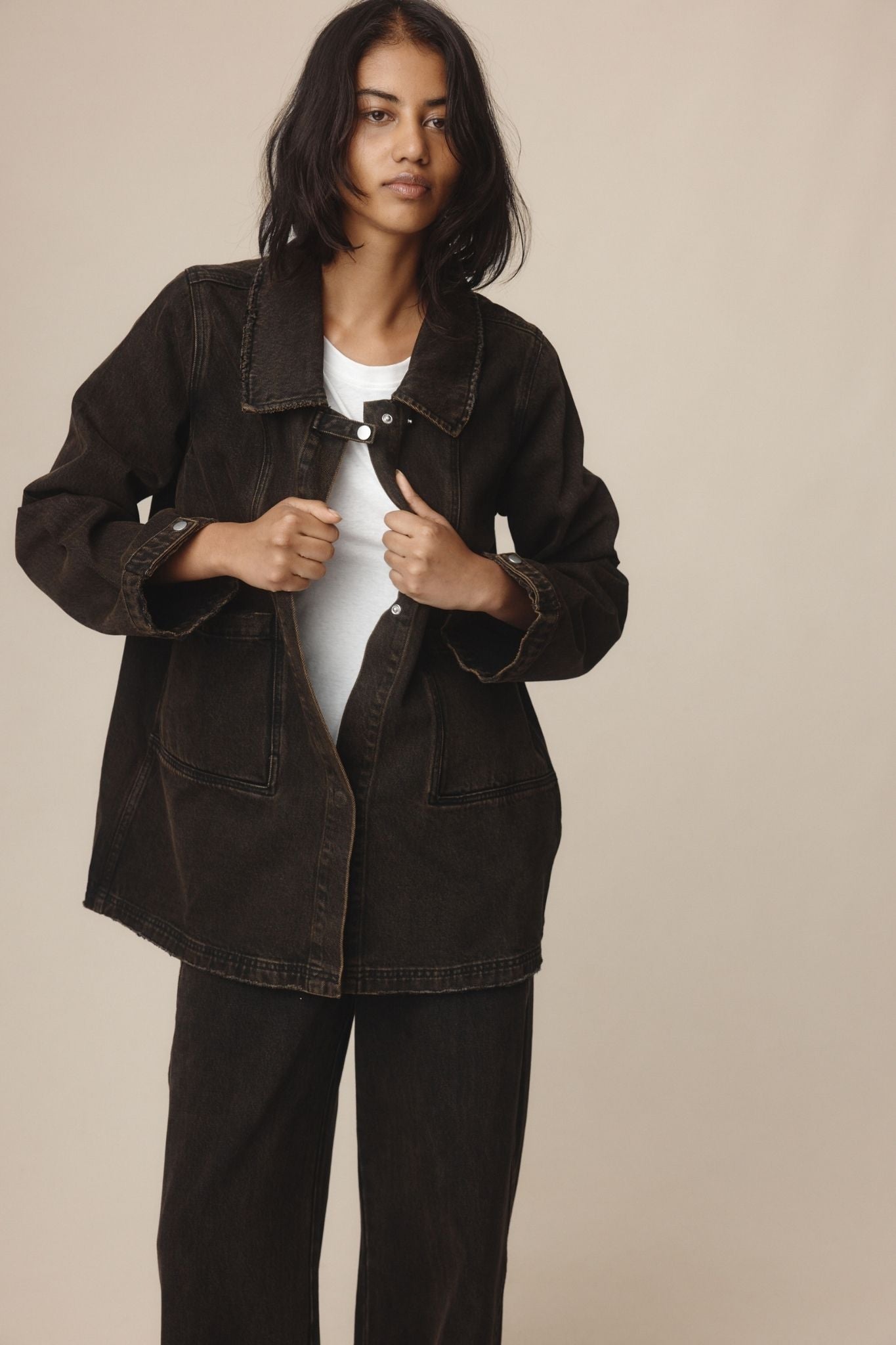Marle Mono Jacket // Tobacco