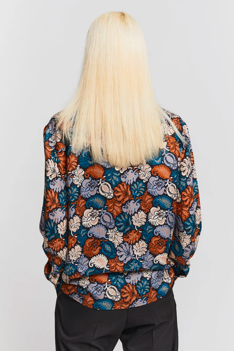 Karen Walker Bearing Shirt Tapestry Floral // Jewel