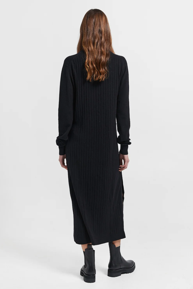 Karen Walker Nina Turtleneck Dress // Black