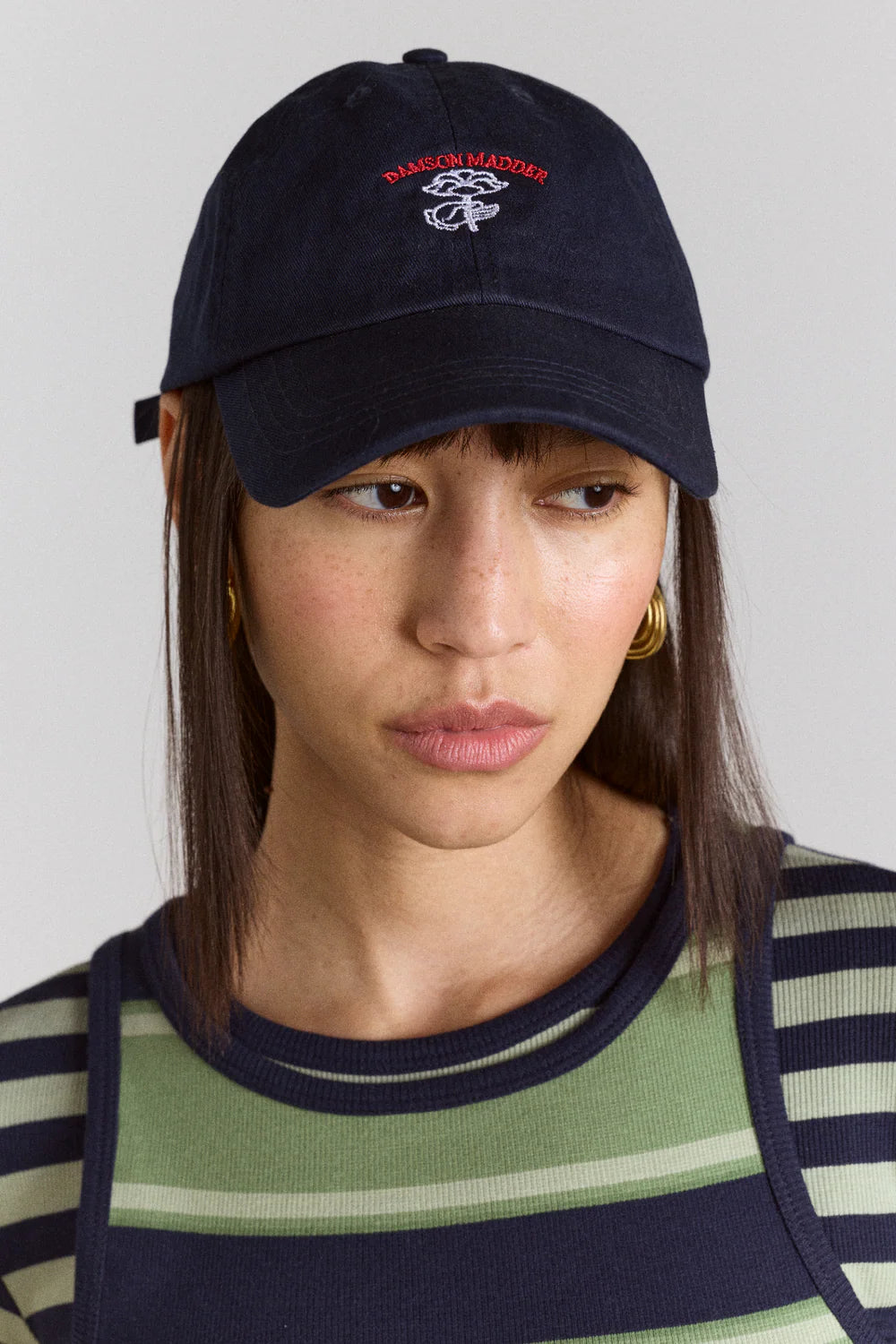 Damson Madder DM Flower Cap // Navy