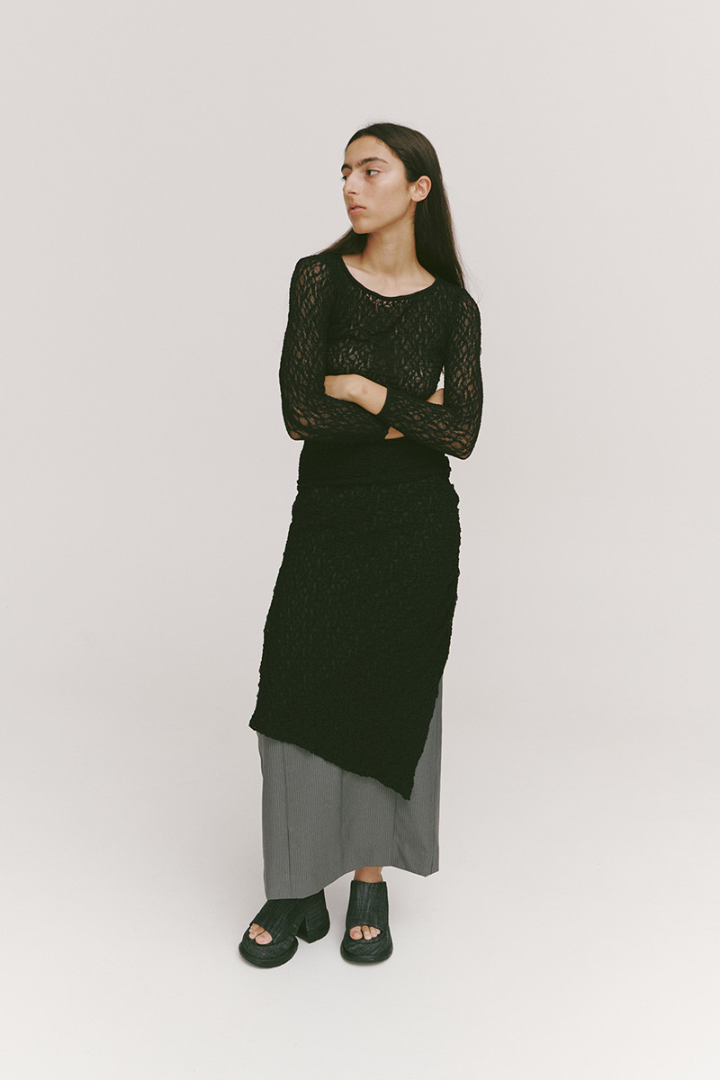 PV Impression Lace Skirt // Black