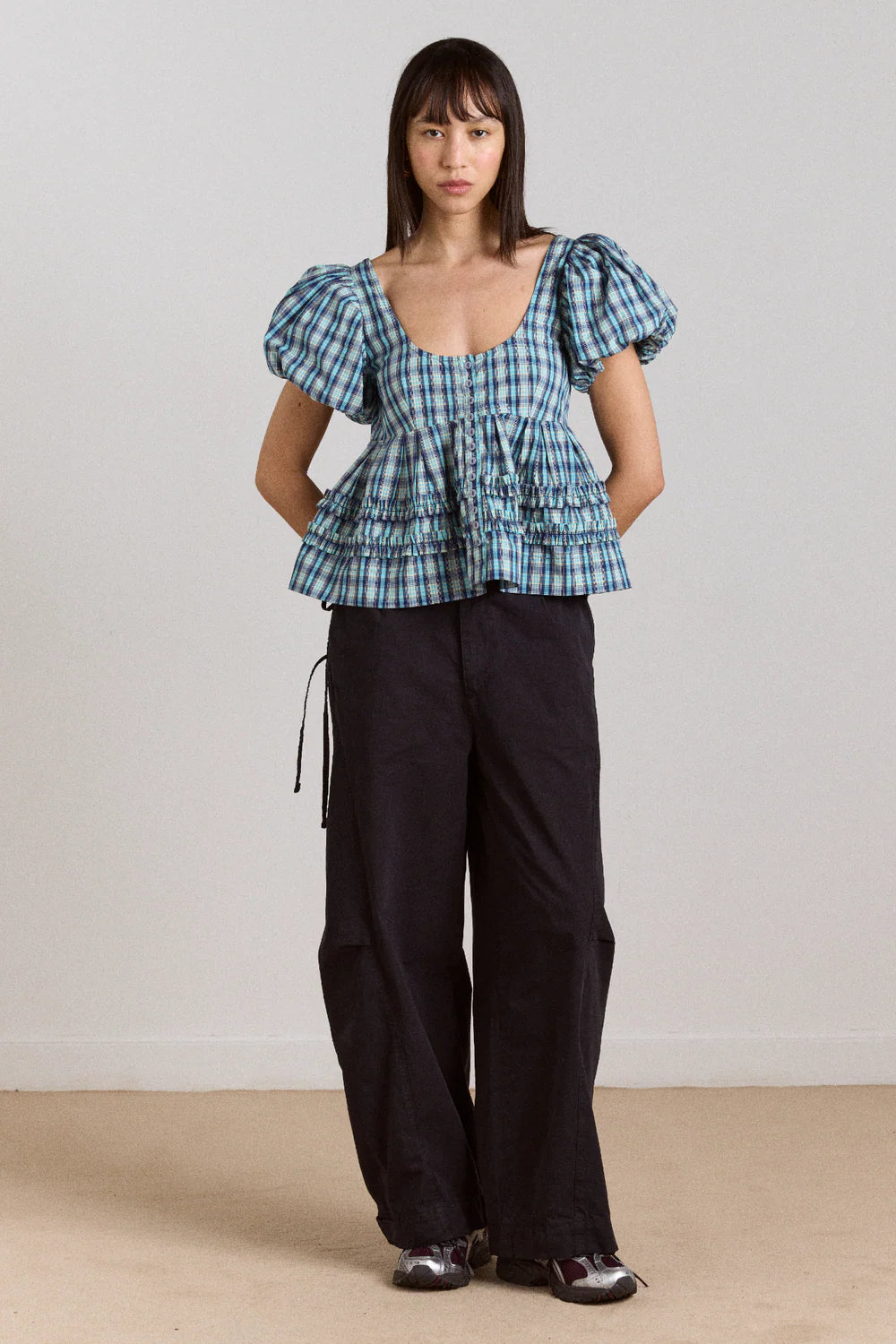 Damson Madder Summer Joy Blouse // Tomboy Check