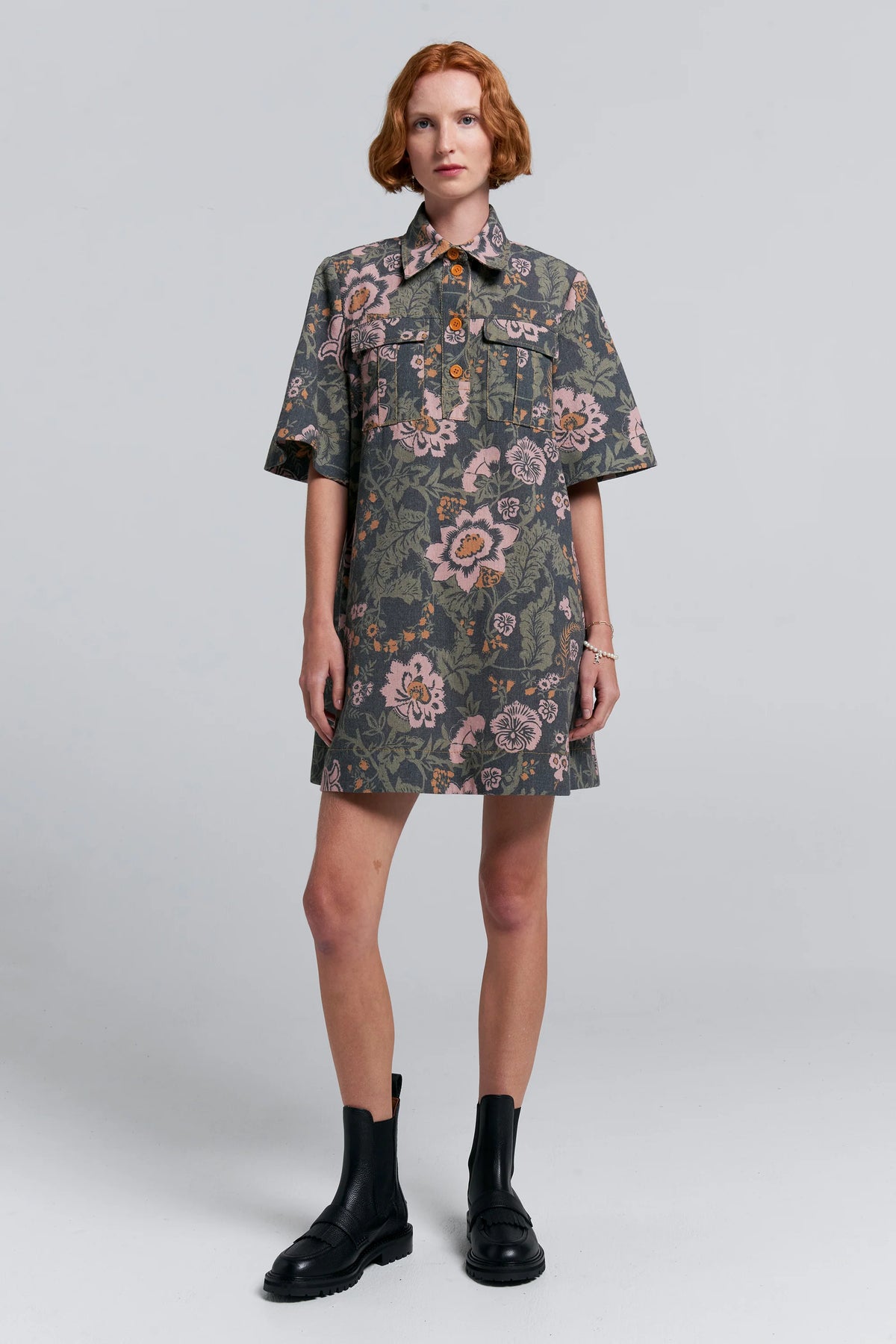 Karen Walker Journey Dress // Black Multi