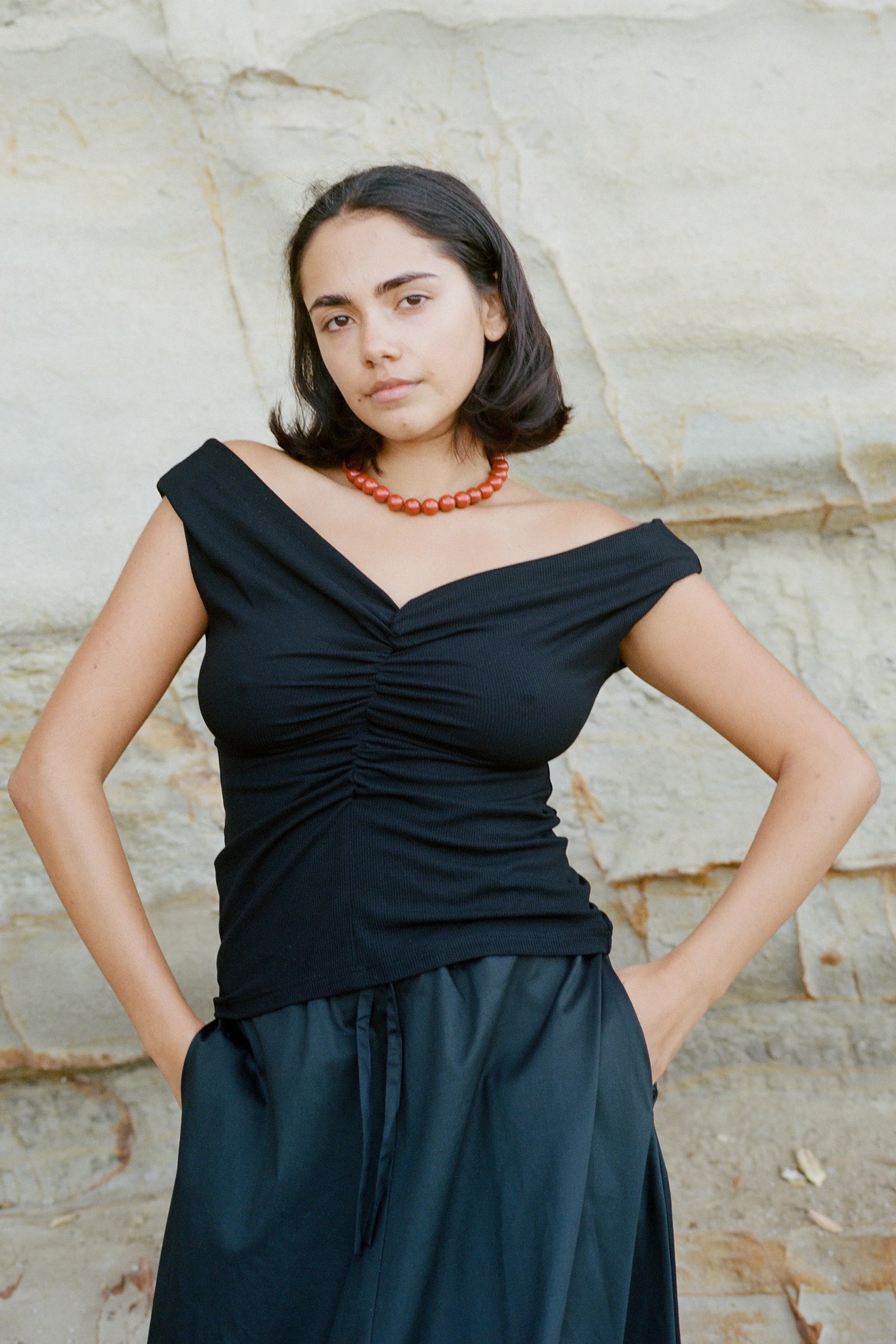 Dominique Healy Niveah Tee // Black