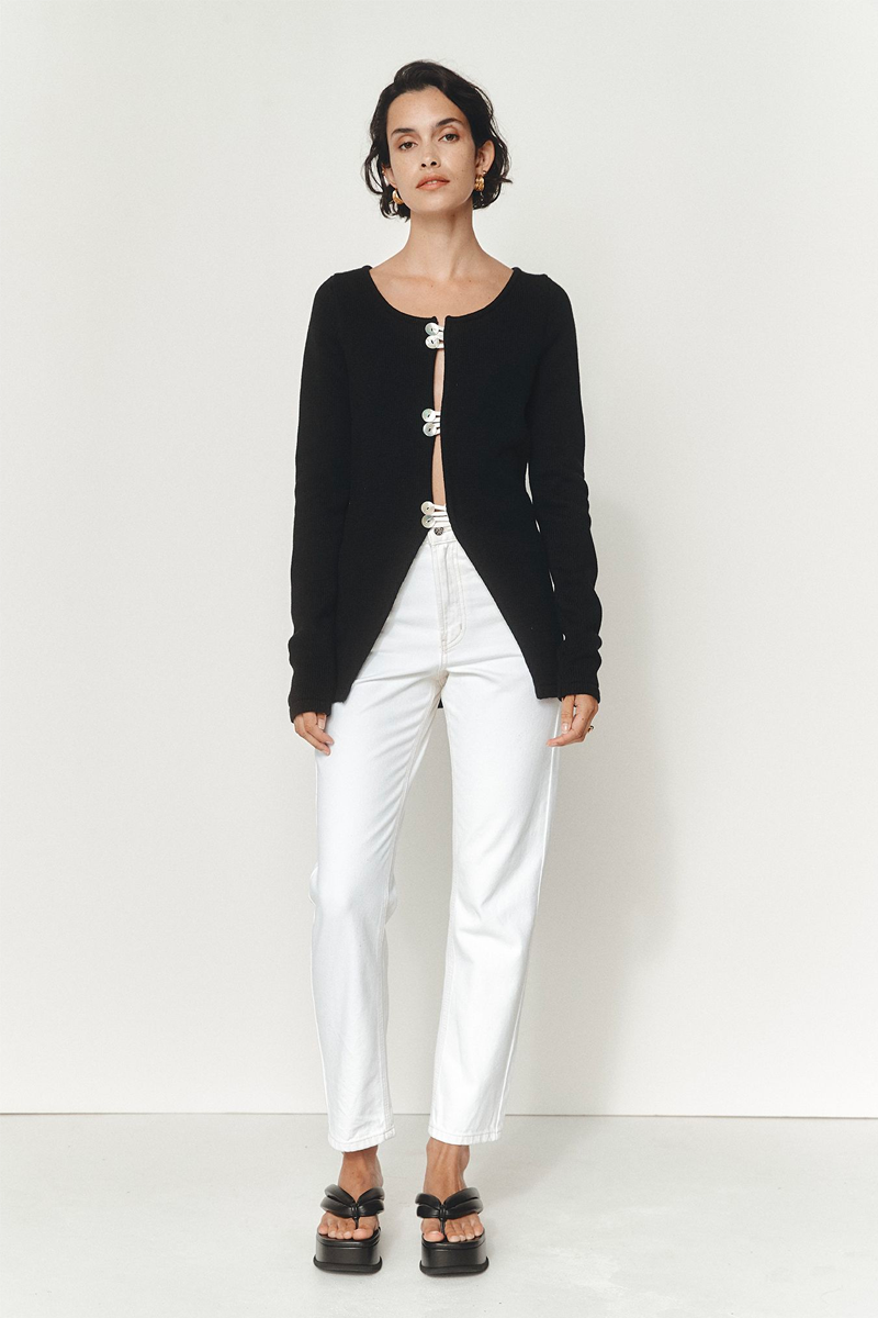 Marle Capri Cardigan // Black