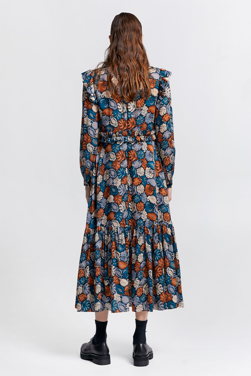Karen Walker Buckingham Dress Tapestry Floral // Jewel