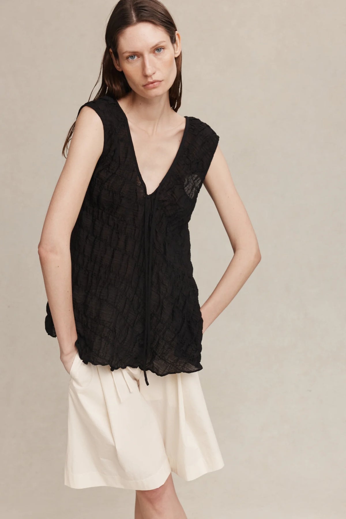 Marle Blanche Top // Black