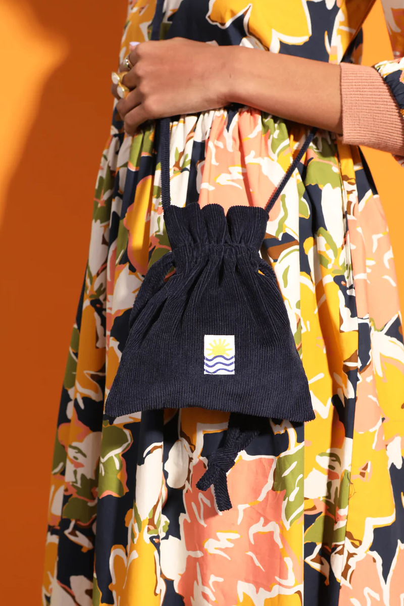 L.F. Markey Mini Cord Bag // Navy