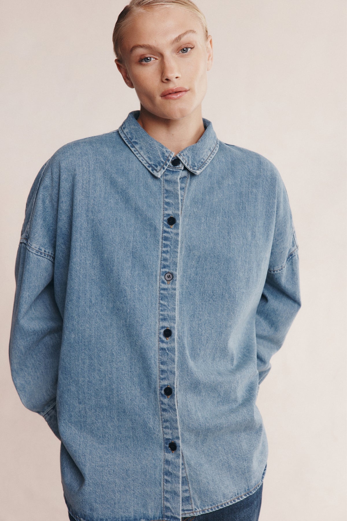 Marle Jordy Shirt // Light Wash