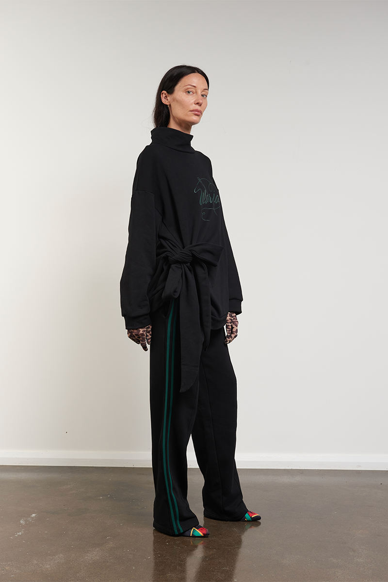 Verner Maria Bow Sweater // Black