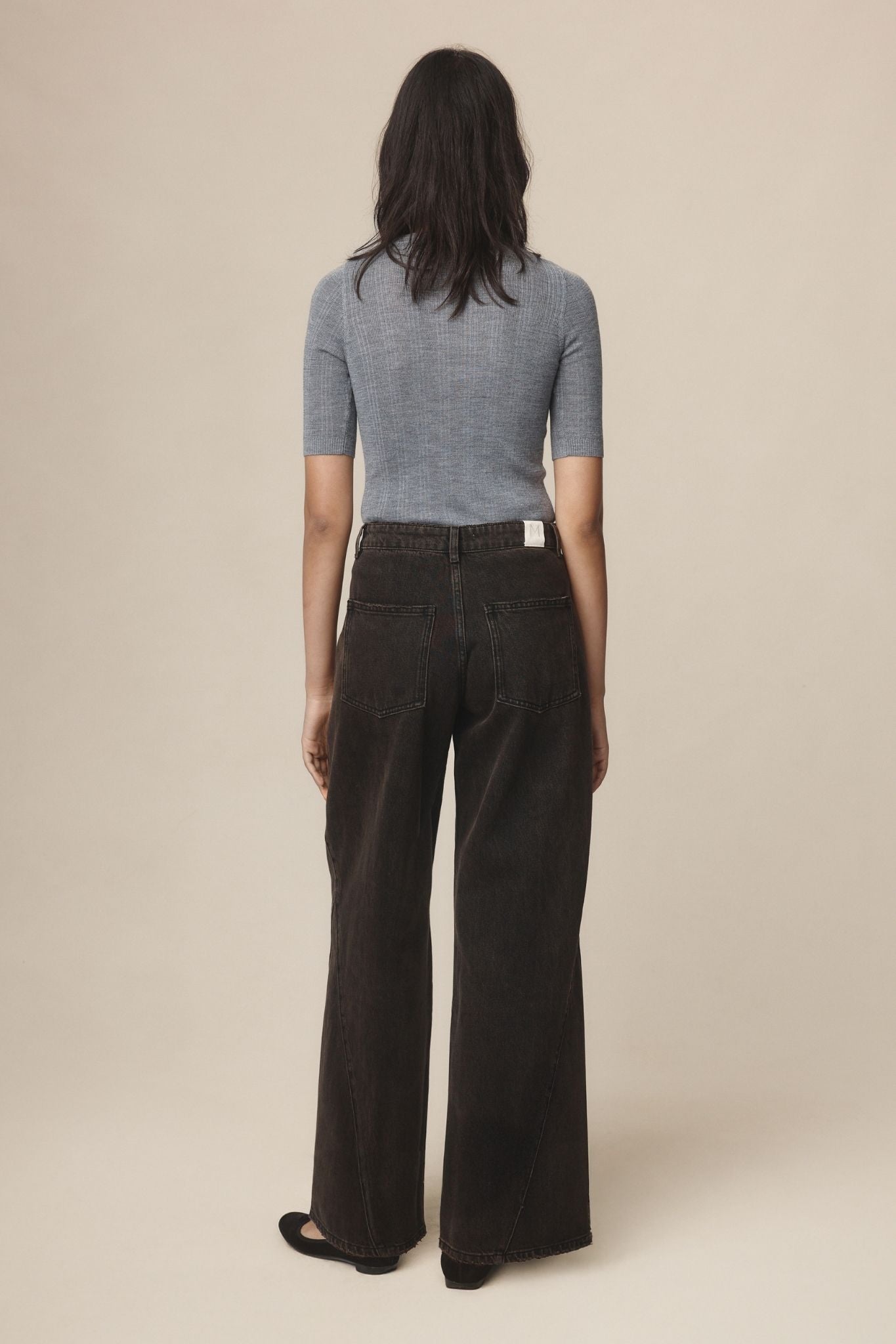 Marle Panel Jean // Tobacco