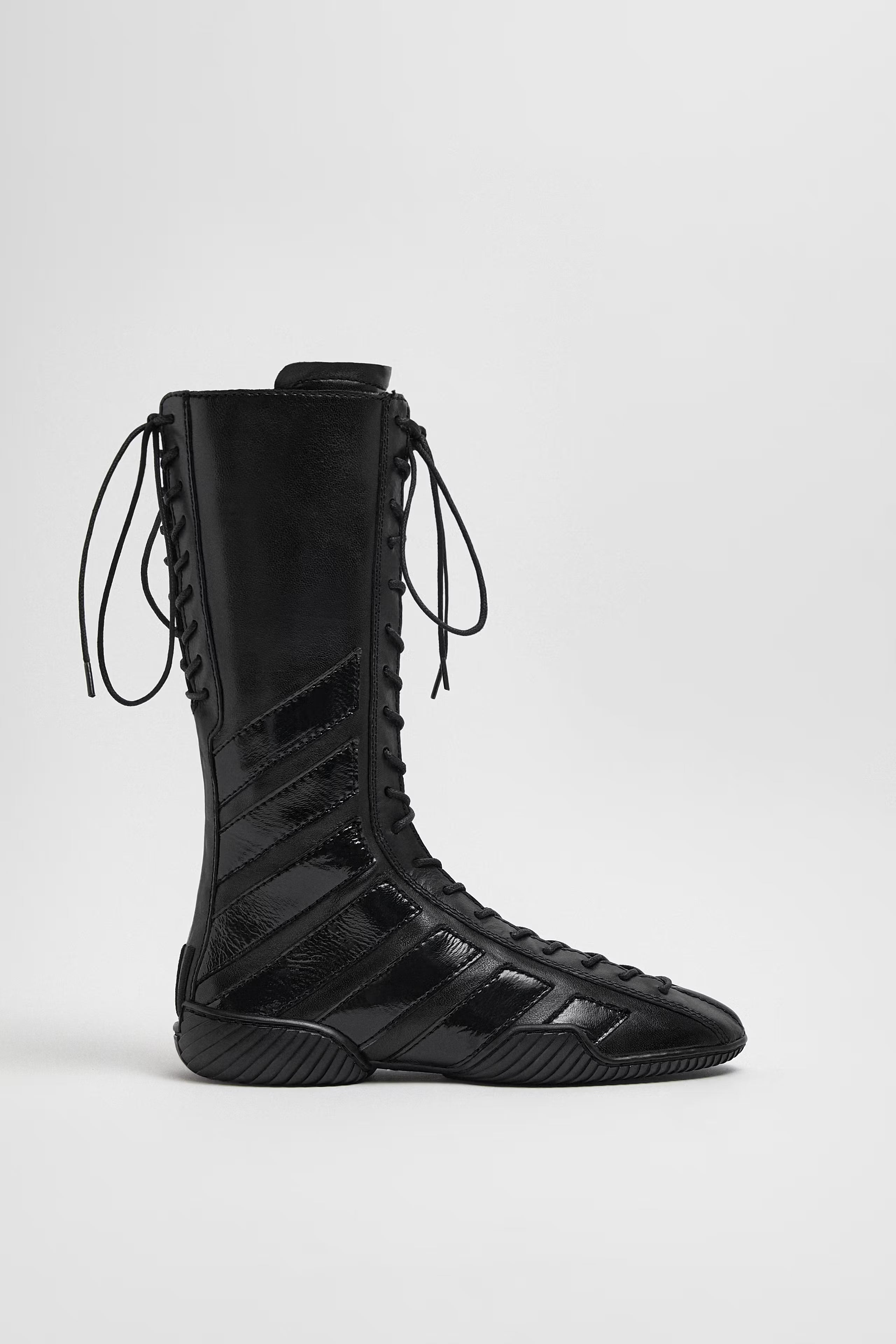 Miista Imogen Lace Sneaker Boots // Black