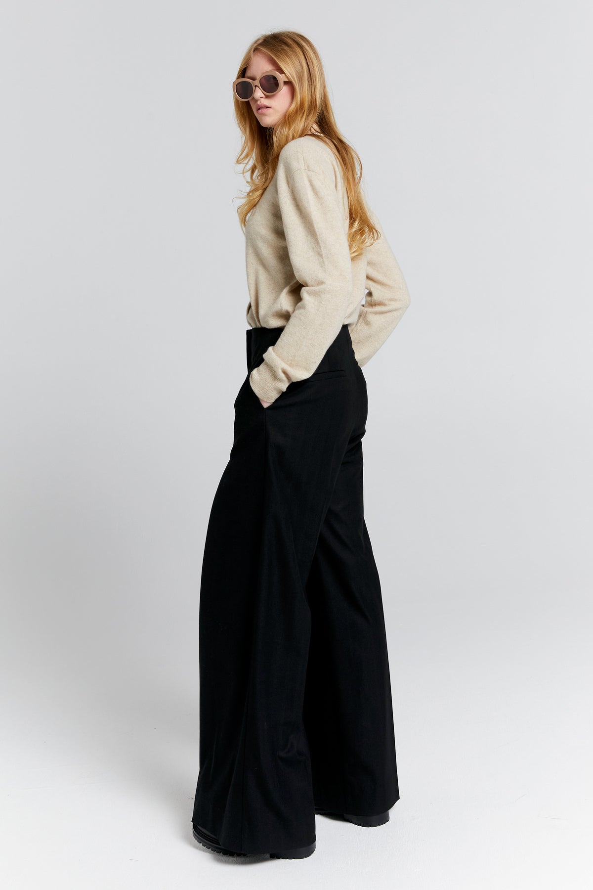 Karen Walker Pioneer Trouser // Black